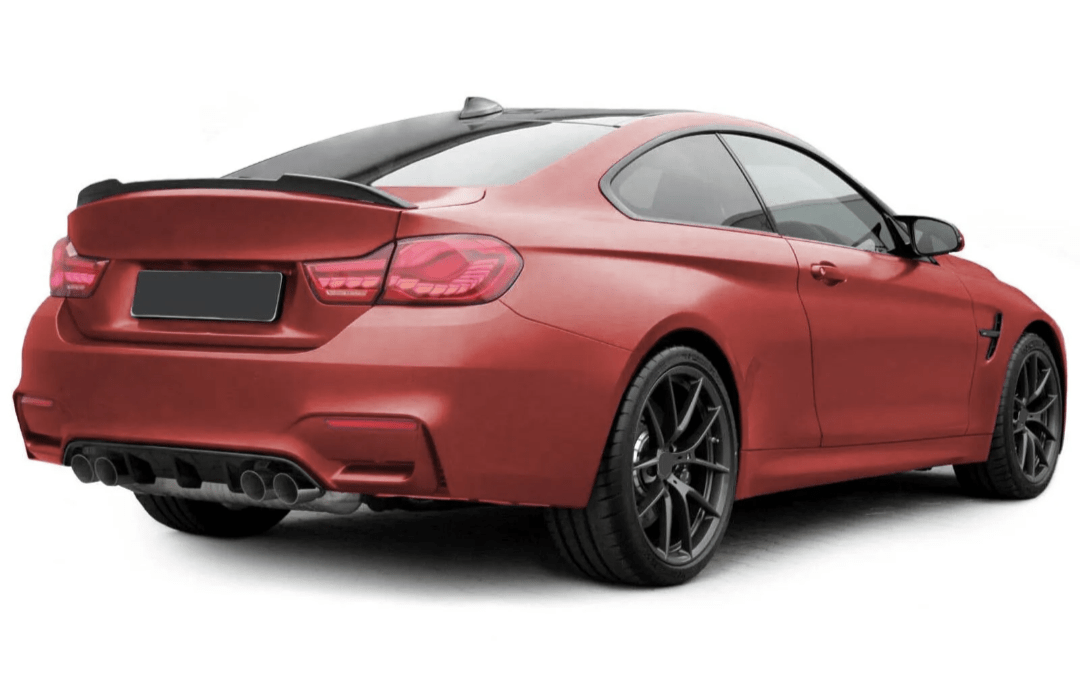 Aileron Becquet de coffre type M Performance noir brillant, BMW Série 4 F32