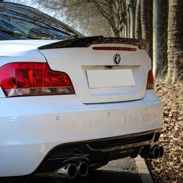 Aileron Becquet type M Performance Noir Brillant — BMW Série 1 E82