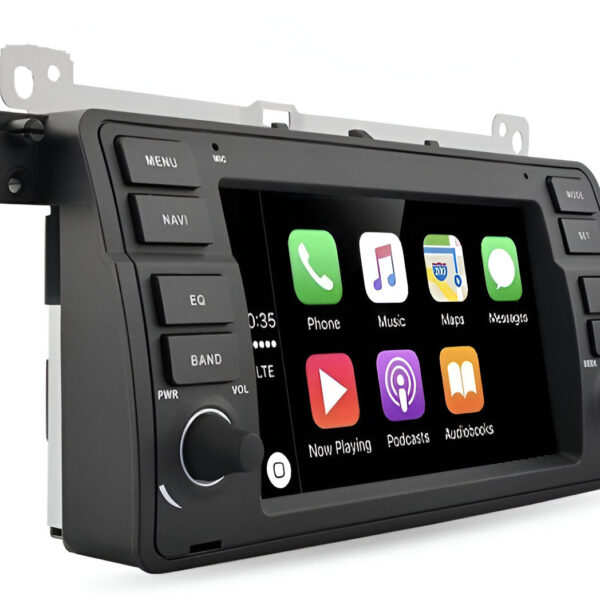 Autoradio connecté Apple CarPlay Android Auto — BMW Série 3 E46