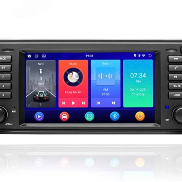 Autoradio connecté Android Auto et Apple CarPlay — BMW X5 E53
