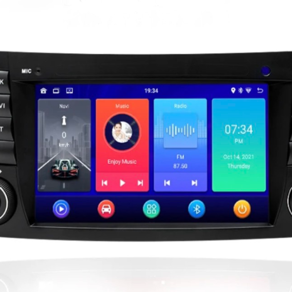 Autoradio connecté Android Auto et Apple CarPlay — Mercedes-Benz W209
