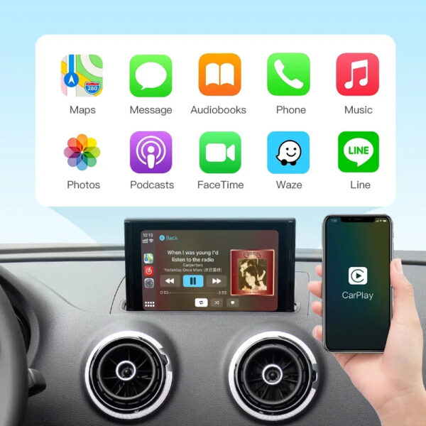 Autoradio connecté Boitier Android Auto et Apple CarPlay — Audi A1