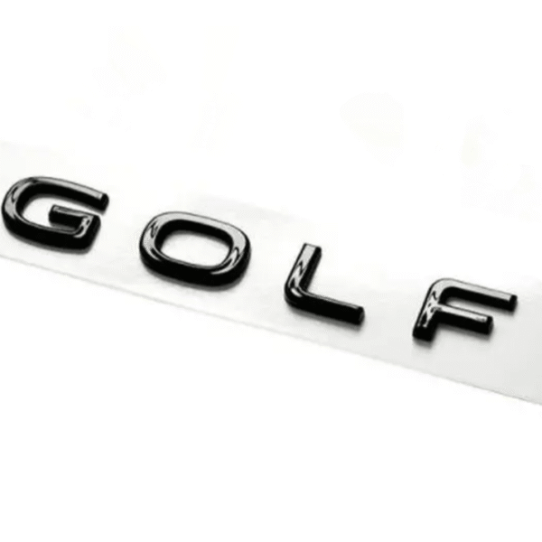Badge de coffre Lettres noires VW GOLF 8 — Volkswagen