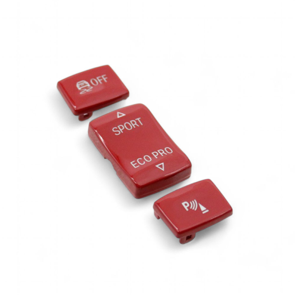 Boutons de Console Centrale Modes de Conduite Performance Rouges Bleus Noirs — BMW Série 4 F32 F82