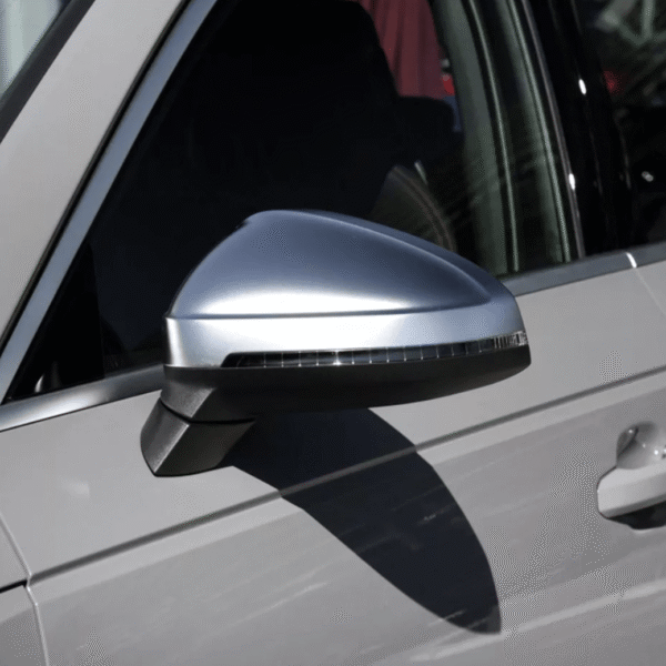 Coques de rétroviseurs look Alu Brossé Argent Mat — Mercedes-Benz A5