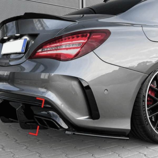 Diffuseur pare-choc arrière type AMG — Mercedes-Benz CLA