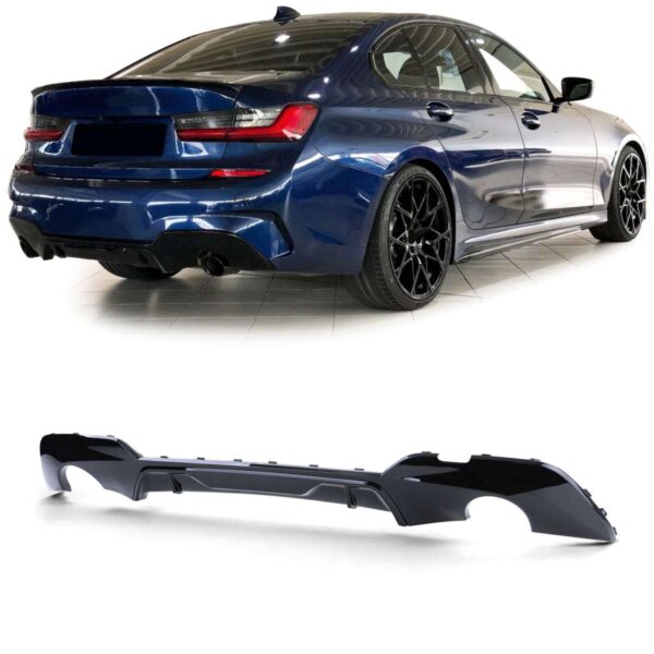Diffuseur pare-choc arrière type M Performance — BMW Série 3 G20