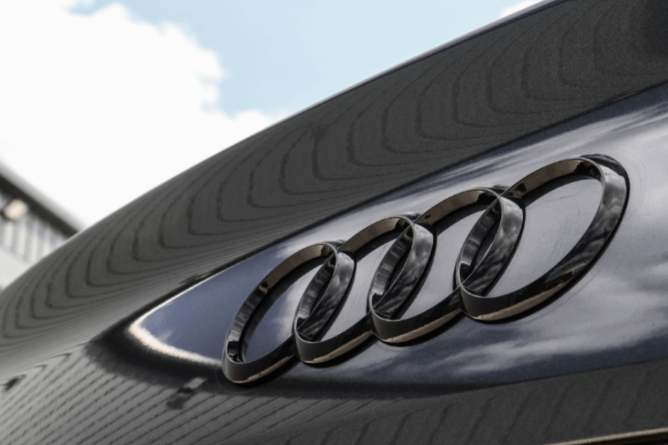 Logo Noir de Coffre, Audi