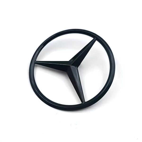 Emblème de coffre logo à l&rsquo;étoile Mercedes-Benz Noir Brillant — Mercedes-Benz