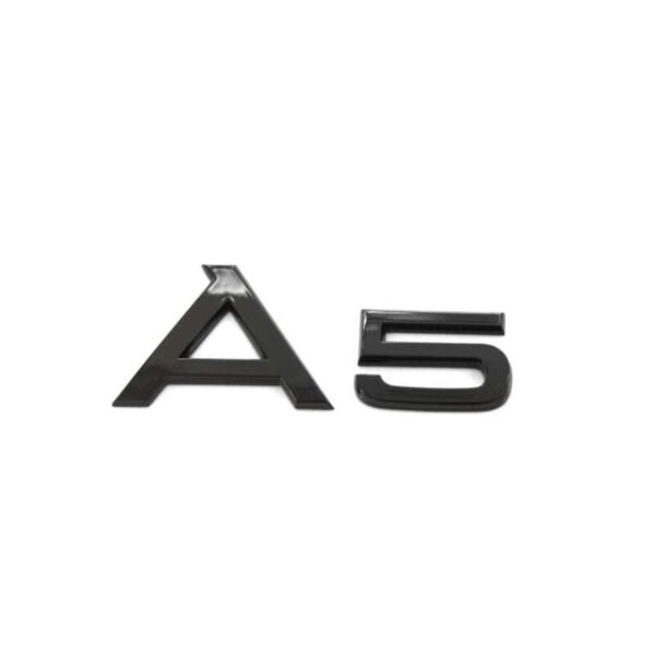 Logo de Coffre Noir Badge AUDI A5 Black Edition — Audi A5