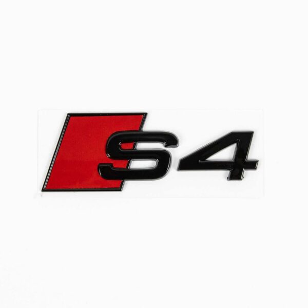 Logo de coffre noir Badge AUDI S4 Black Edition — Audi