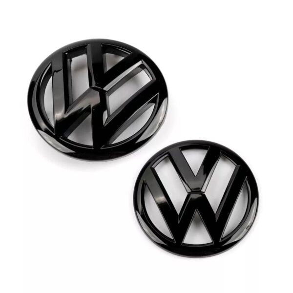 Emblèmes avant et arrière noirs logos VW POLO 5 6R — Volkswagen