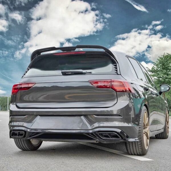 Embouts Sorties Enjoliveurs d&rsquo;échappements noirs — Volkswagen Golf Golf 8