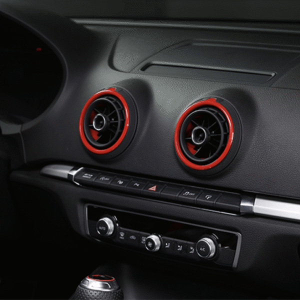 Entourages de grilles de ventilation intérieures colorés — Audi A3 8V