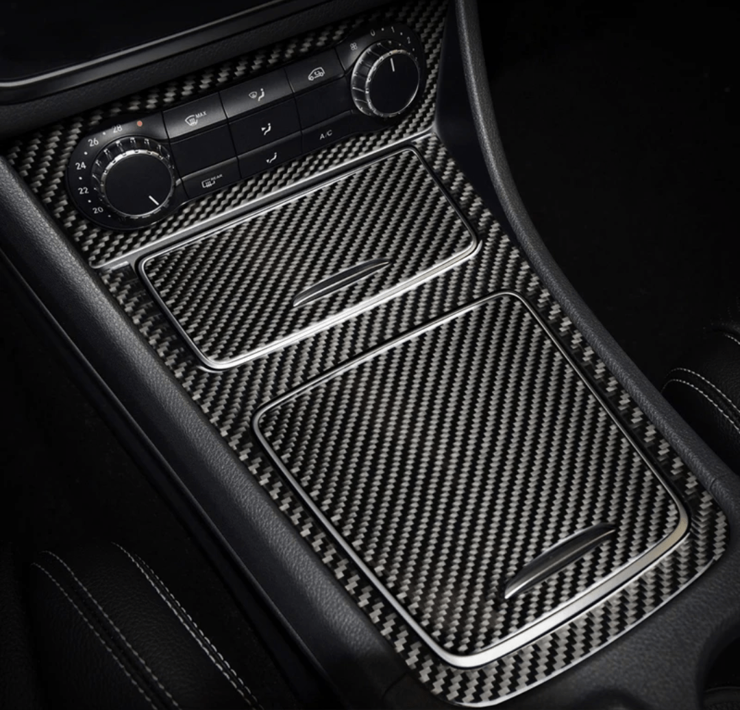 Garniture de console centrale carbone replica, Mercedes-Benz Classe A W176