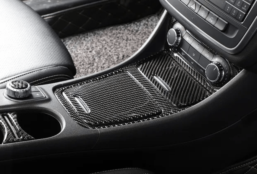 Garniture de console centrale carbone replica, Mercedes-Benz Classe A W176