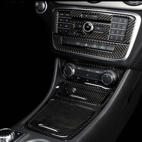 Garniture de console centrale carbone replica — Mercedes-Benz Classe A W176