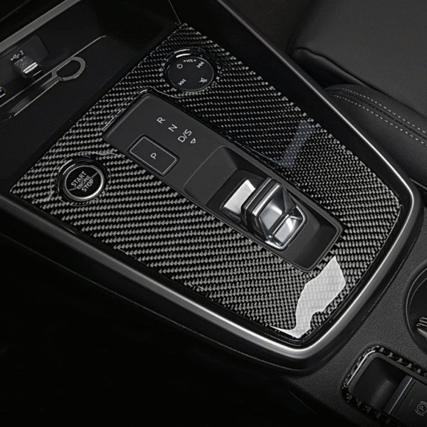 Garniture intérieure entourage de levier de vitesse type carbone — Audi A3 8Y