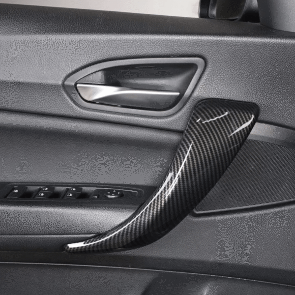 Garnitures Poignées de portes intérieures carbone — BMW Série 1 F20