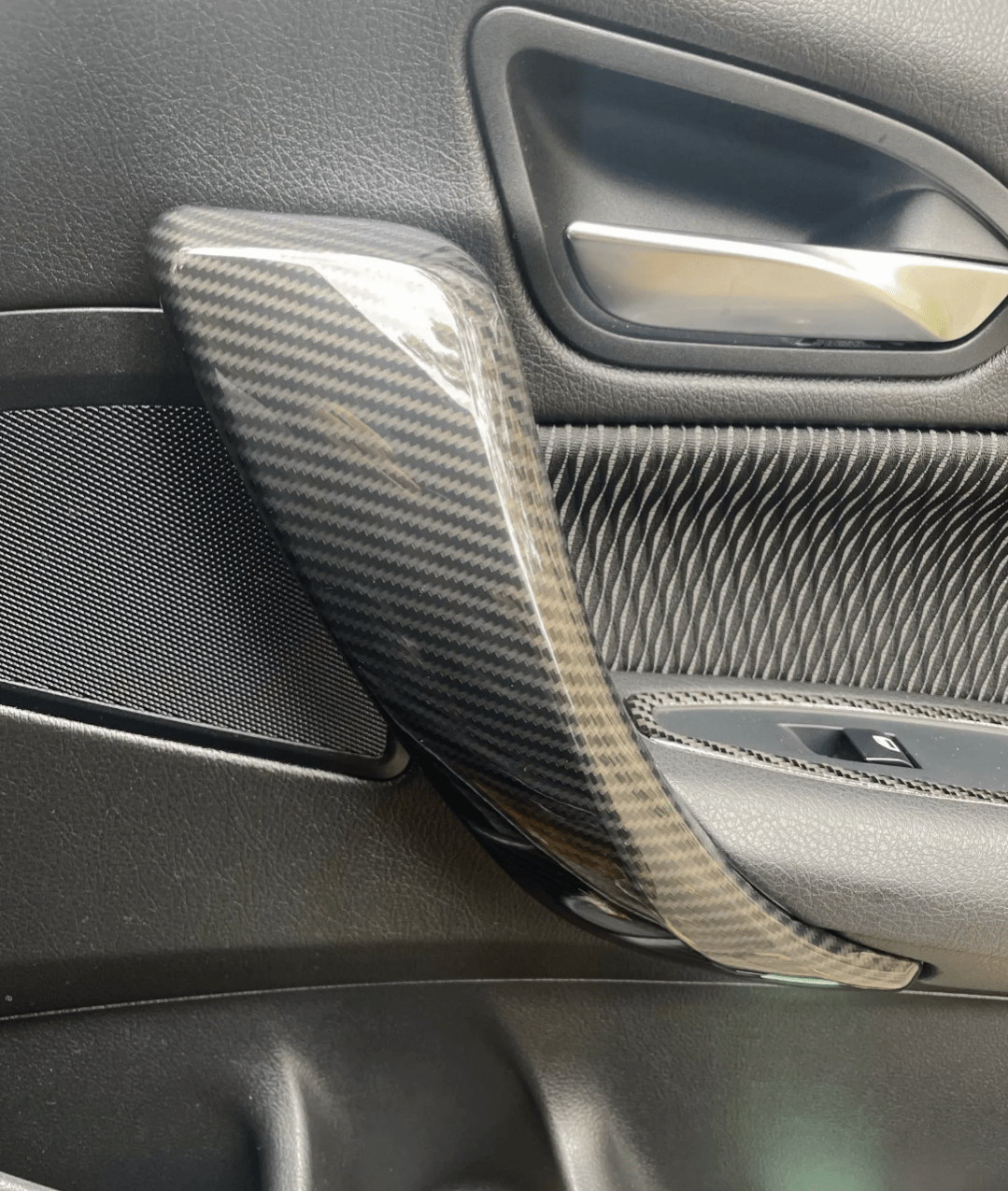 Garnitures Poignées de portes intérieures carbone — BMW Série 2 F22