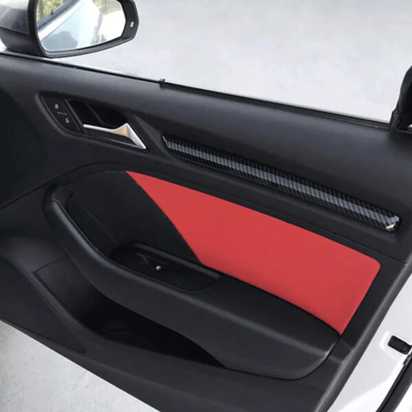 Garnitures de portes inserts type carbone — Audi A3 8V