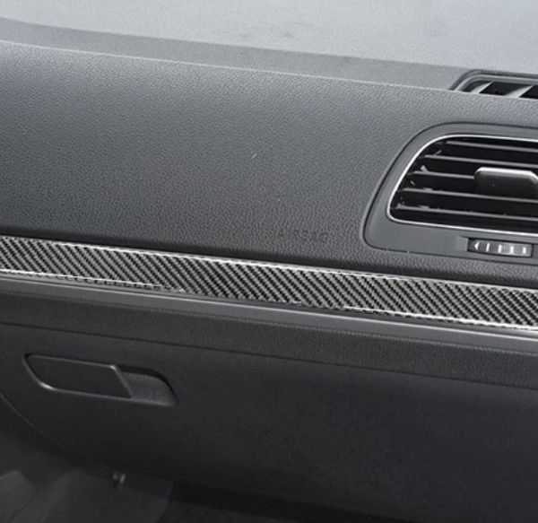 Garnitures de tableau de bord, Volant habillage intérieur carbone — Volkswagen Golf Golf 7