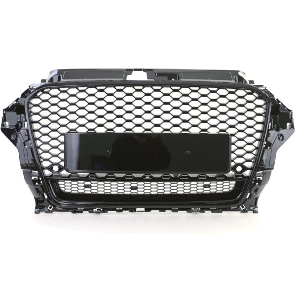 Grille de calandre noire nid d&rsquo;abeille type RS3 — Audi A3 8V