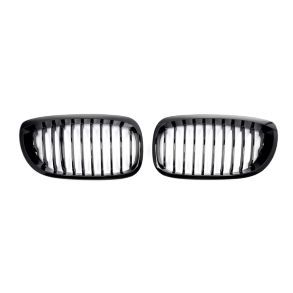 Grilles de calandre Noir Brillant — BMW Série 3 E46