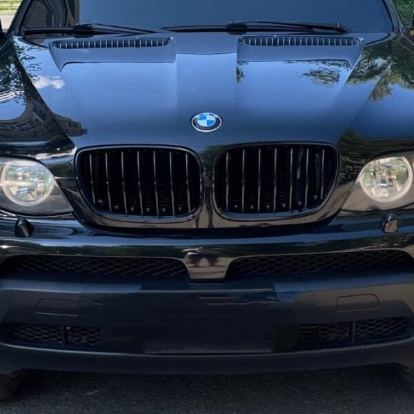 Grilles de calandre Noir Brillant type M Performance — BMW X5 E53
