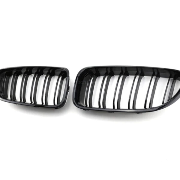 Grilles de calandre Noir Brillant type M6 Competition — BMW Série 6 F06 F12 F13