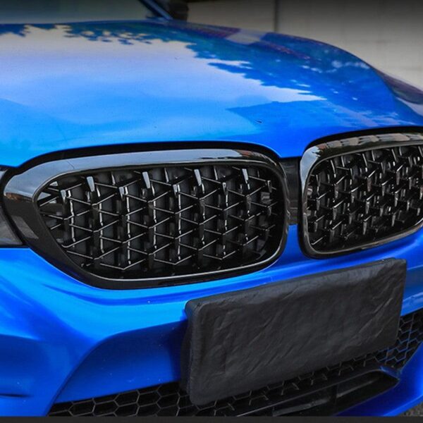 Grilles de calandre noires Diamant — BMW Série 5 G30