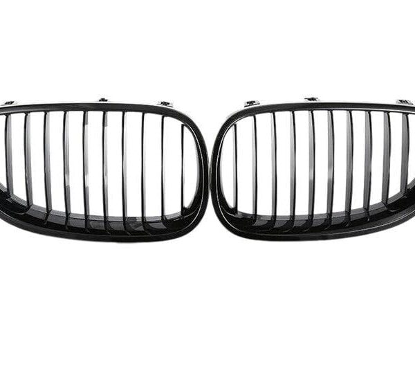 Grilles de calandre noires brillantes type Motorsport BMW Série 5 M5 E60 E61 — BMW Série 5 E60 E61