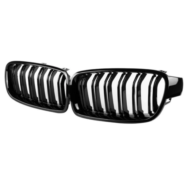 Grilles de calandre noires type M3 Competition BMW Série 3 F30 — BMW Série 3 F30