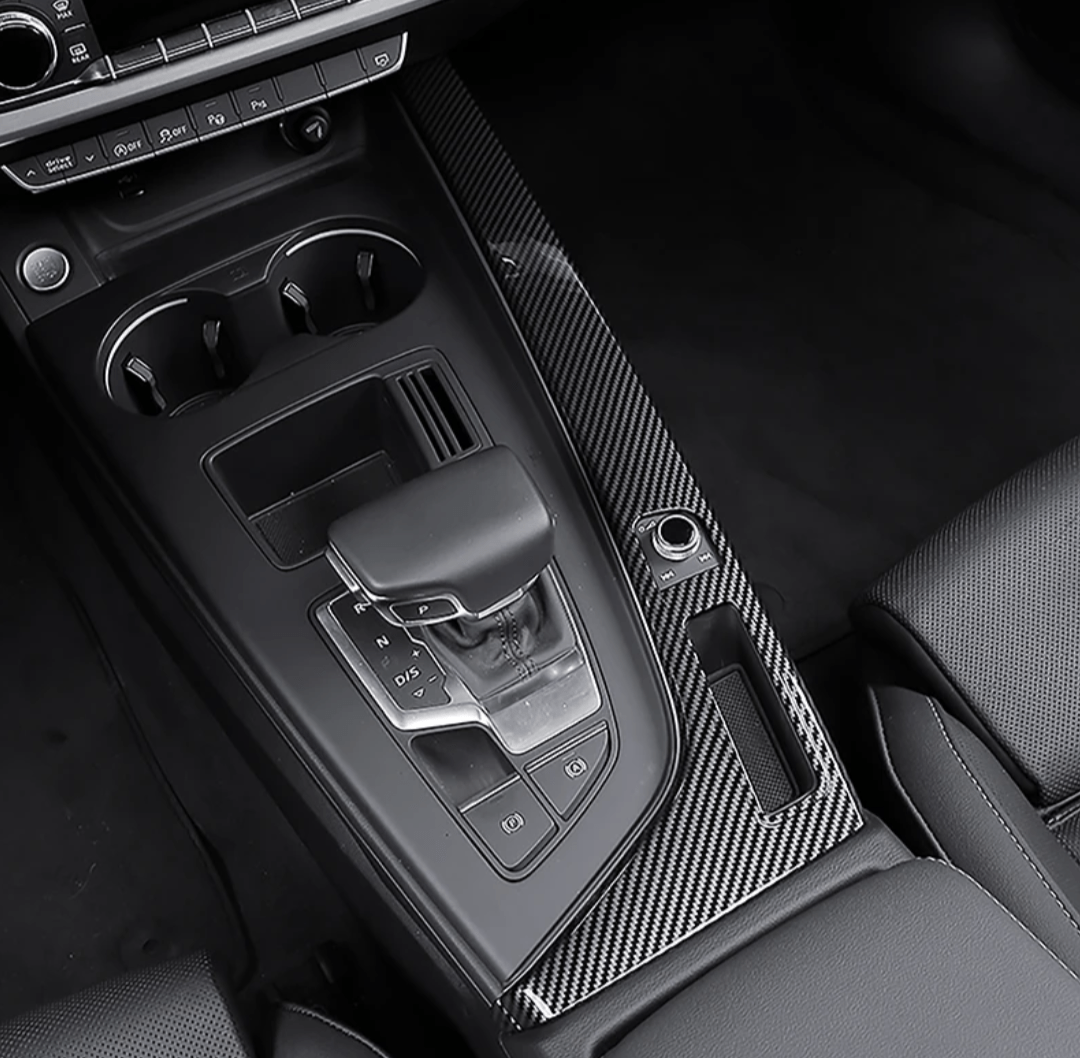 Insert console centrale carbone, Audi A5 B9