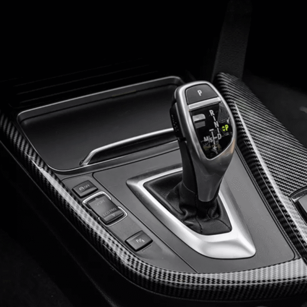 Insert intérieur carbone entourage levier de vitesse — BMW Série 1 F20