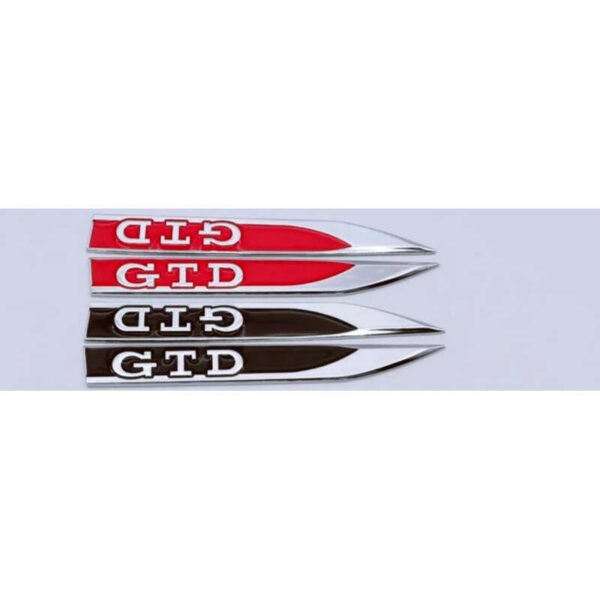 Logo GTD d&rsquo;ailes avant — Volkswagen Golf