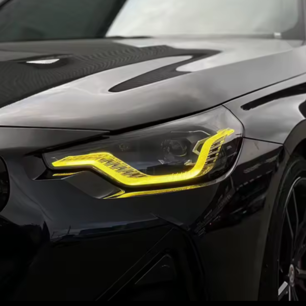 Modules LED DRL Jaunes Angel Eyes — BMW Série 2 G42 G87