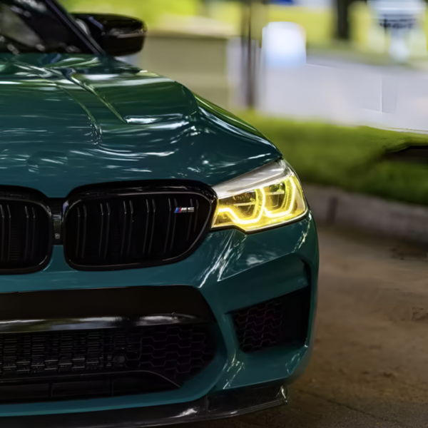 Modules LED DRL Jaunes look CSL Angel Eyes — BMW Série 5 G30