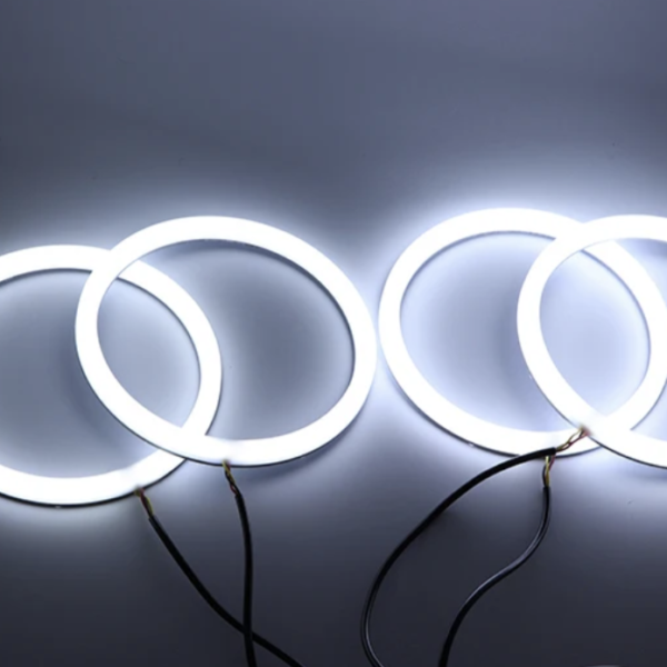 Phares Angel Eyes Anneaux LED, BMW Série 5 E34