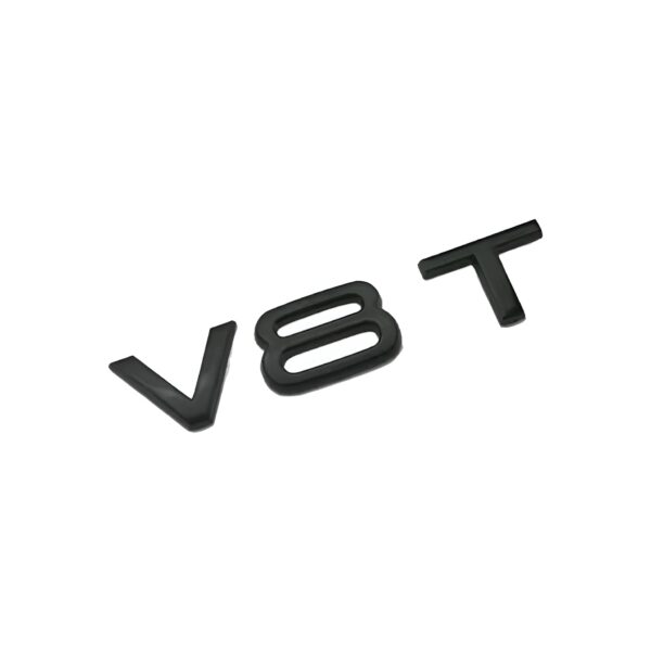 Logo d&rsquo;aile avant noir AUDI V8T Badge Black Edition — Audi