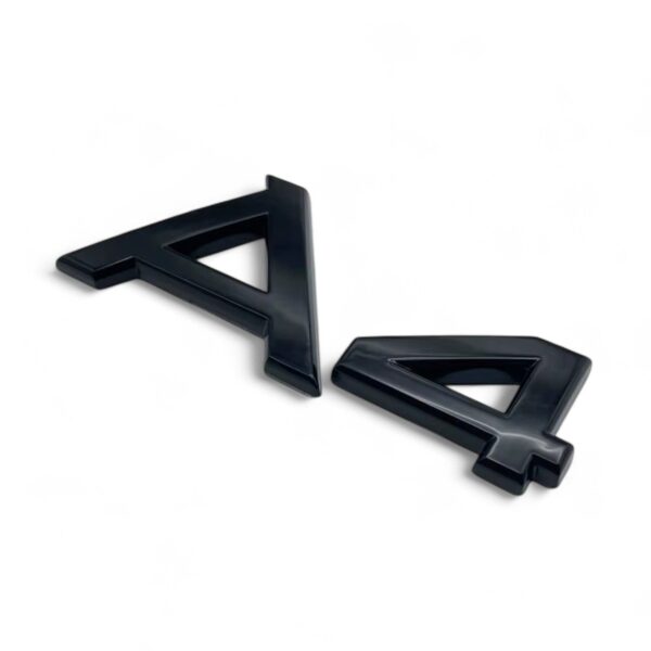 Logo Noir de coffre Badge AUDI A4 Black Edition — Audi A4