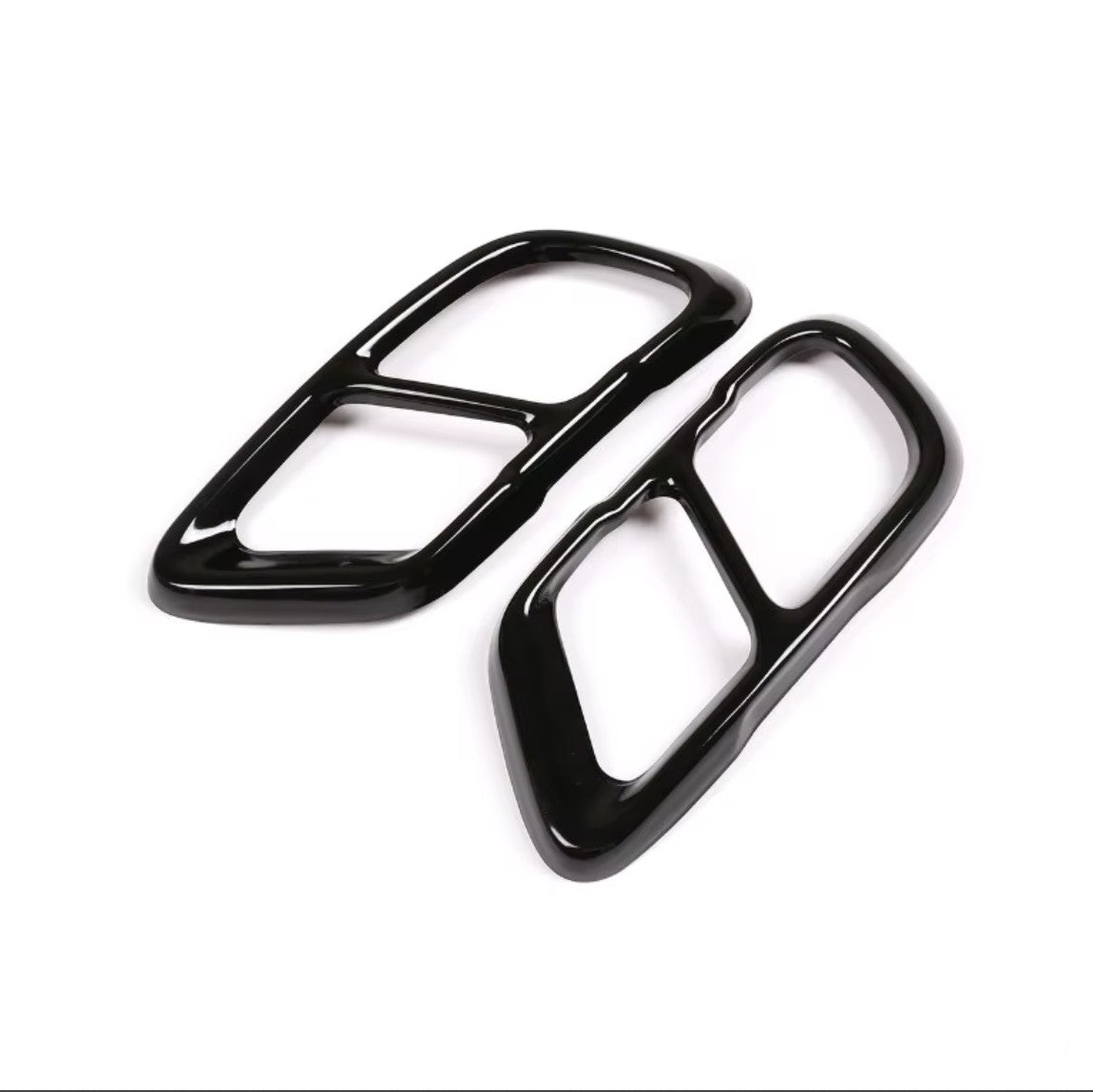 Embouts Sorties Enjoliveurs d&rsquo;échappements noires BMW M look, BMW X5 G05 G06 G07
