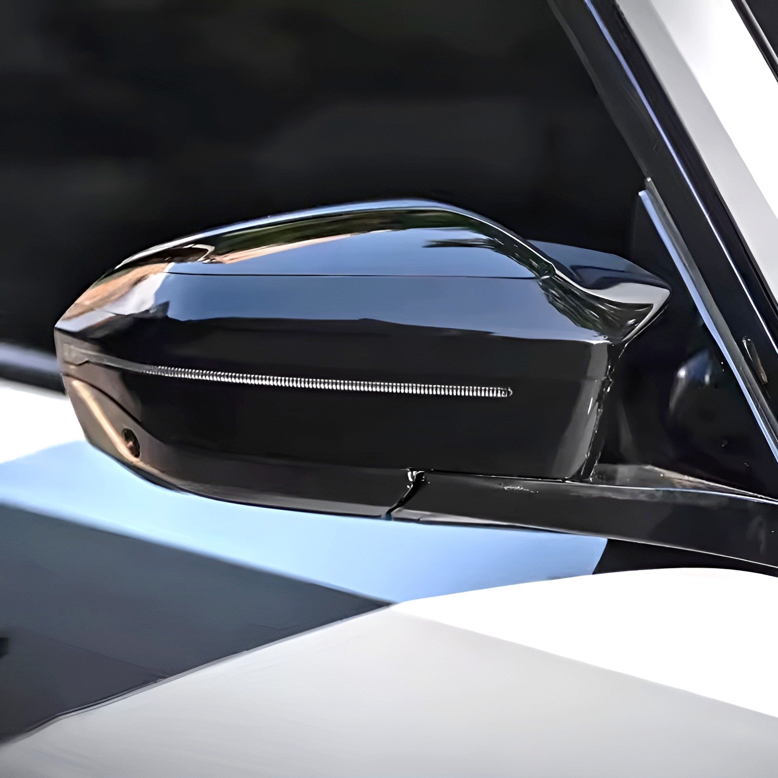Coques de rétroviseurs type M Performance noires brillantes — BMW Série 7 G70