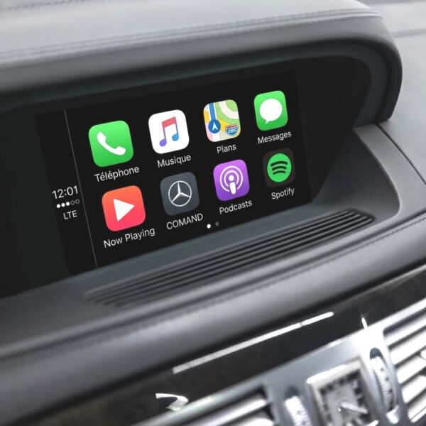 Boîtier Autoradio connecté Android Auto et Apple CarPlay — Mercedes-Benz Classe S W221