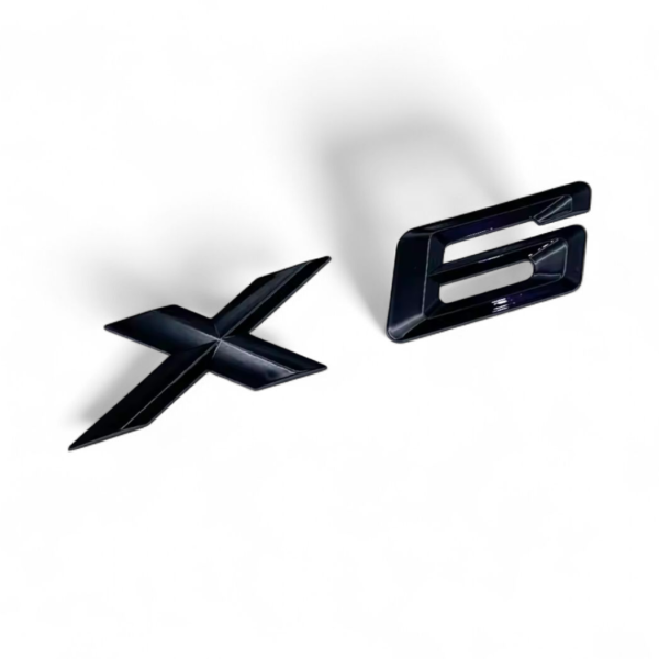 Logo de coffre noir Badge BMW X6 Xdrive 30d 35i 35d 40i 40d 50i — BMW X6