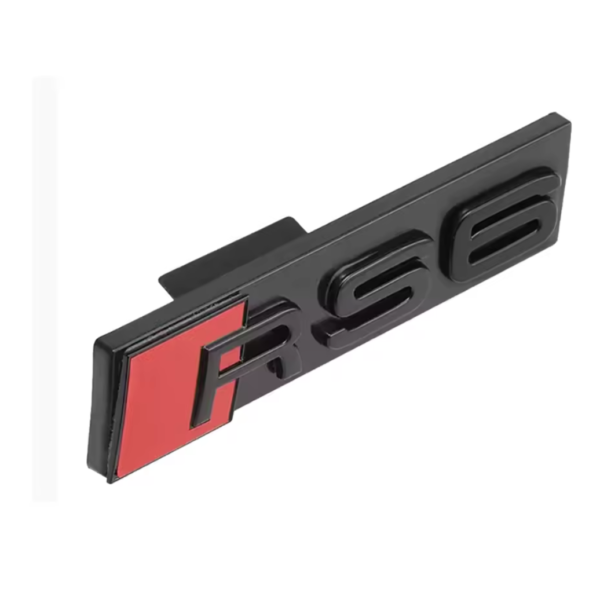 Logo de Calandre Noir AUDI RS6 look Black Edition — Audi