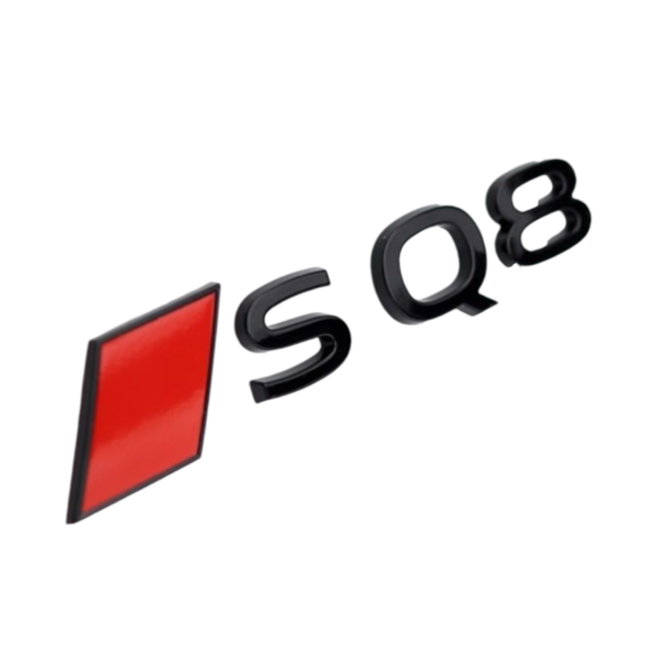 Logo de coffre noir Badge AUDI SQ8 Black Edition — Audi