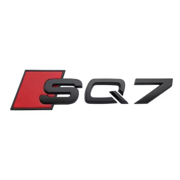 Logo de Coffre Noir Badge AUDI SQ7 Black Edition — Audi