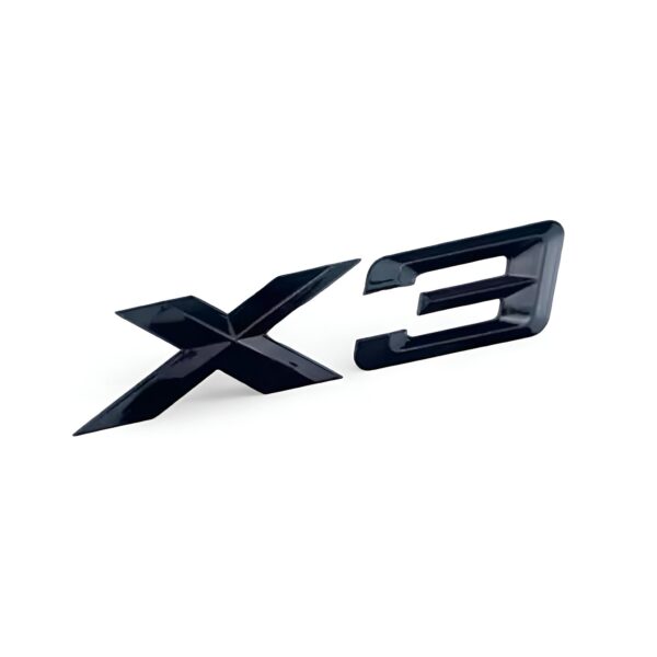 Logo de coffre noir Badge BMW X3 Xdrive 20i 20d 28i 30i 30d 35i 35d — BMW X3